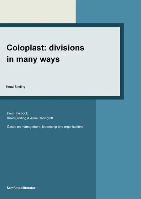 Coloplast: divisions in many ways af Knud Sinding