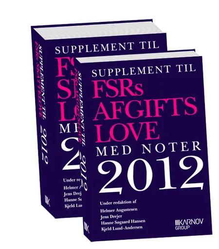 Supplement til FSRs skatte- og afgiftslove 2012 af Jens Drejer