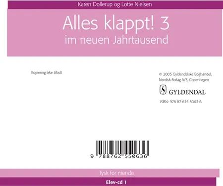 Alles klappt! 3. - Elev CD af Karen Dollerup