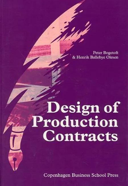 Design of Production Contracts af P. Bogetoft