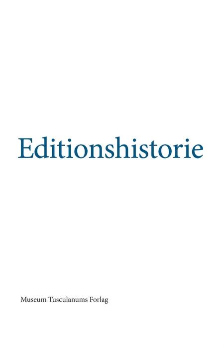 Editionshistorie 