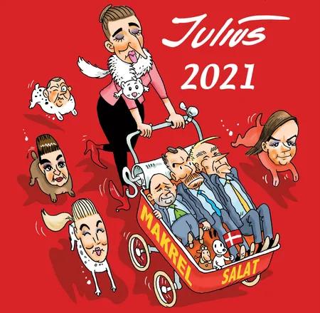 Julius Tegninger 2021 af Jens Julius Hansen