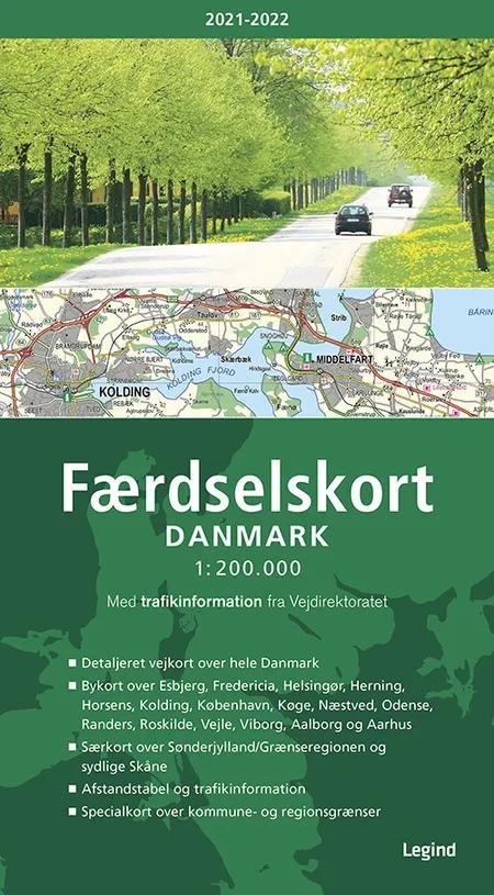 Færdselskort Danmark 2021-2022 