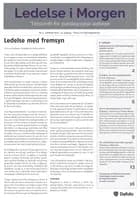 Ledelse i Morgen. Nr. 2. Oktober 2017. 21. årgang. Tema: Forvaltningsledelse