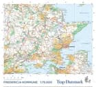 Trap Danmark: Kort over Fredericia Kommune