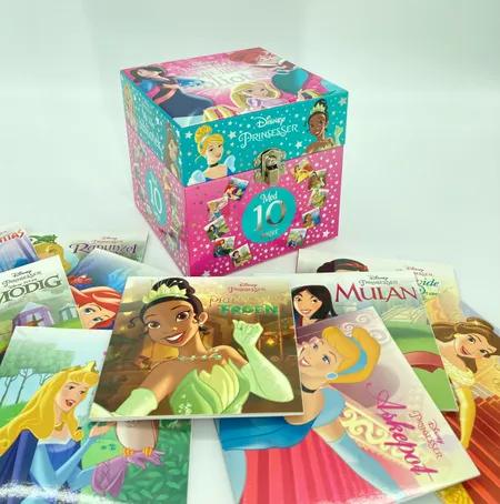 Disney Prinsesser - Mit lille bibliotek - Gaveæske med 10 bøger 