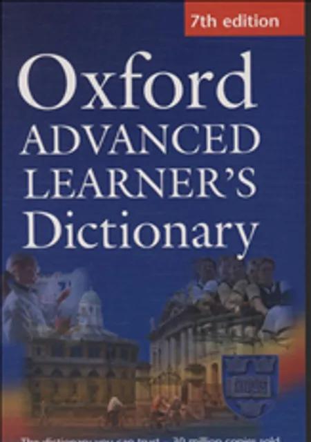 Oxford advanced learners dictionary 2005 af Hæftet