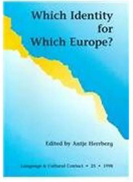 Which identity for which Europe? 