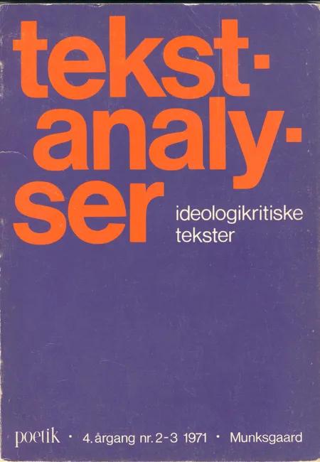 Tekstanalyser af Jørgen Holmgaard