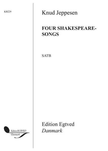 Four Shakespeare Songs af Knud Jeppesen