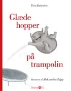 Glæde hopper på trampolin
