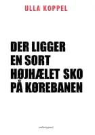 DER LIGGER EN SORT HØJHÆLET SKO PÅ KØREBANEN