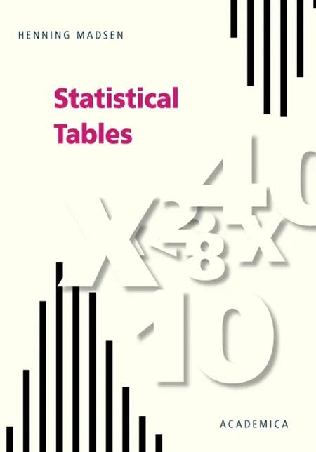 Statistical tables af Henning Madsen