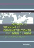 Indsats og virkning på døgninstitutioner for børn og unge