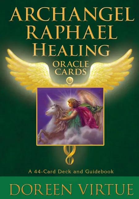 Archangel Raphael Healing Oracle Cards med dansk guidebog af Doreen Virtue