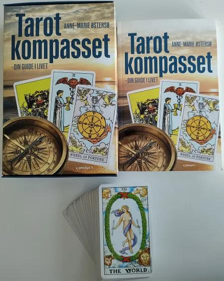 Tarotkompasset SÆT (DK bog + ENG kort) af Anne-Marie Østersø