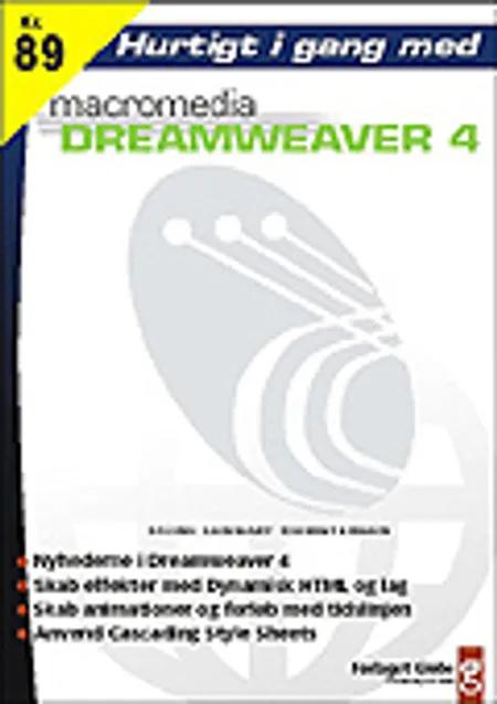 Hurtigt i gang med Dreamweaver 4 af Heine Lennart Christensen