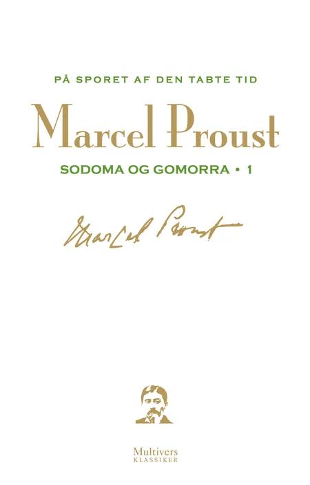 Sodoma og Gomorra 1 af Marcel Proust