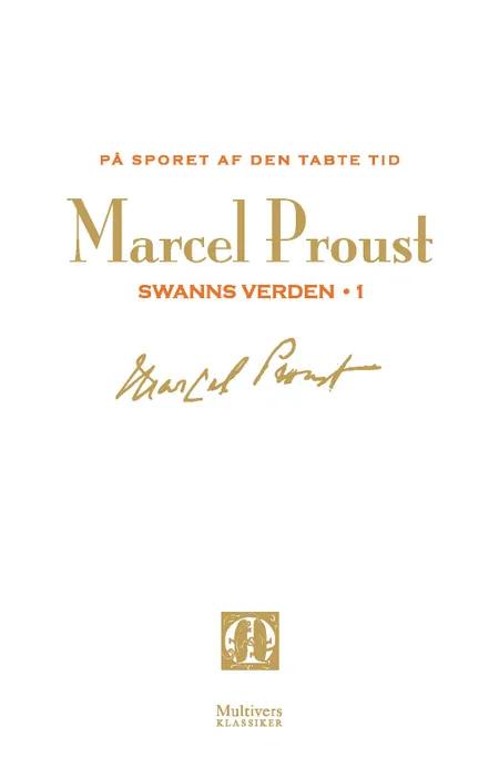 På sporet af den tabte tid; Swanns verden 1-2 af Marcel Proust
