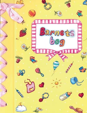 Barnets bog med sløjfe - lyserød