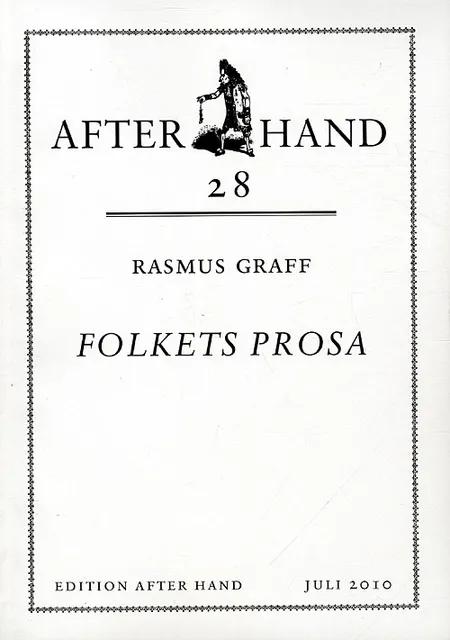 Folkets prosa af Rasmus Graff