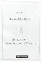 Hvad er filosofihistorie?