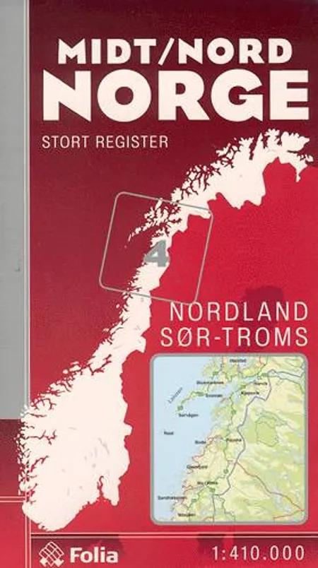 Norge delkort 4 - Midt/Nord Norge 