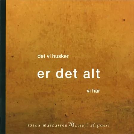 70 strejf af poesi af Søren Marcussen