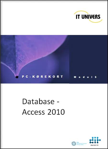 Database, Access 2010 af Charlotte Cederstrøm