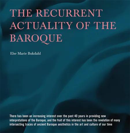 The Recurrent Actuality of the Baroque af Else Marie Bukdahl