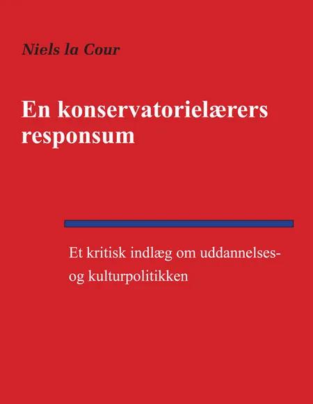 En konservatorielærers responsum af Niels la Cour