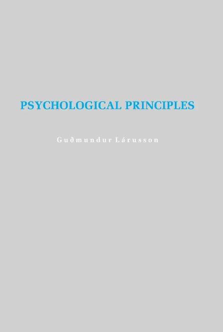Psychological principles af Guðmundur Lárusson