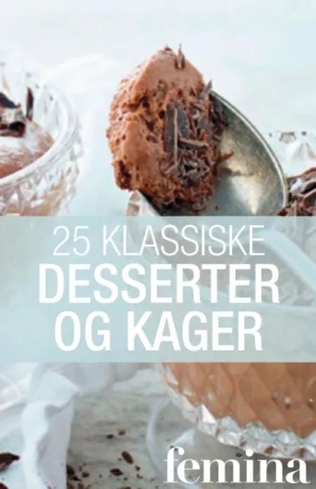 25 klassiske desserter og kager af Magasinet Femina