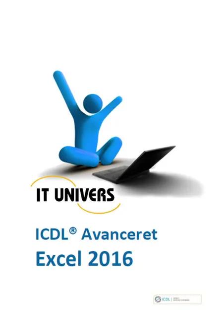 ICDL avanceret - Excel 2016 af IT Univers