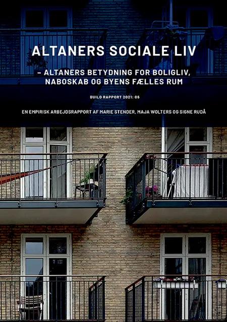 Altaners sociale liv af Marie Stender