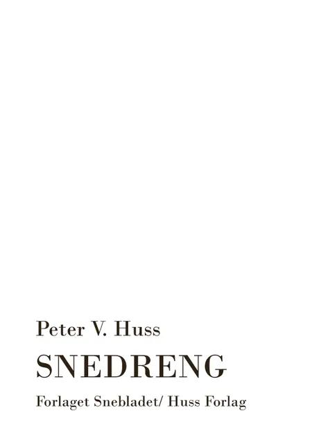 Snedreng af Peter Vind Huss