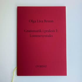 Grammatik i praksis 1: Lommesyntaks. af Olga Liva Bruun