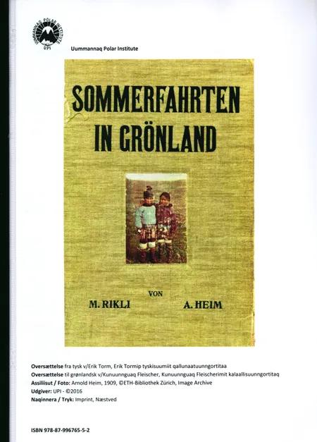 Sommerrejser i Grønland af Arnold Heim - oversætter: Erik Torm