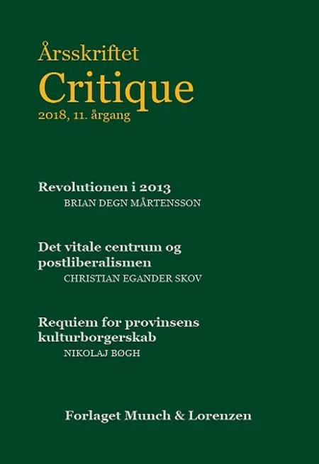 Årsskriftet Critique XI 