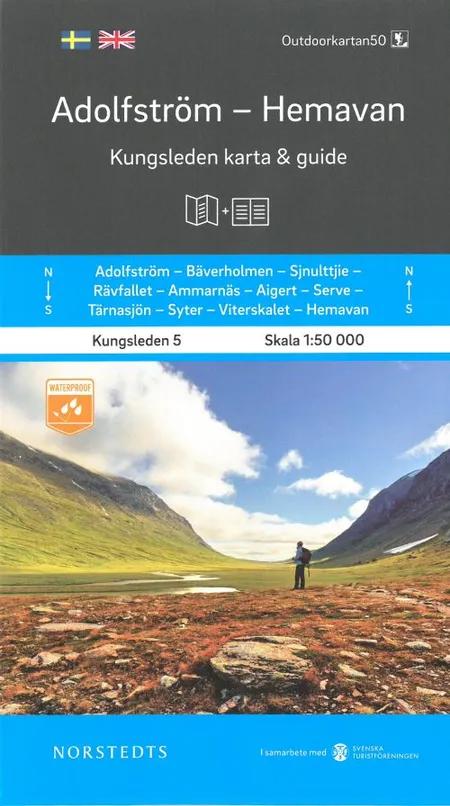 Adolfström - Hemavan : Kungsleden karta & guide af Norstedts