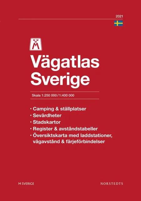 M Vägatlas Sverige 2021 : skala 1:250 000/1:400 000 af Norstedts