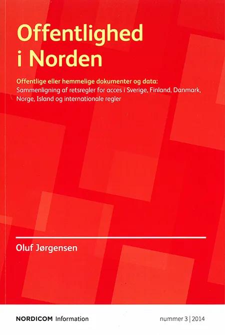 Offentlighed i Norden af Oluf Jørgensen